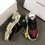 balenciaga chaussure homme daim triple-s ash01